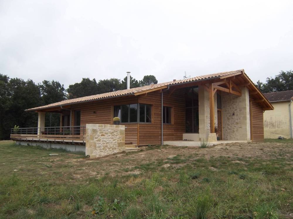 maison ossature bois près de Arcachon