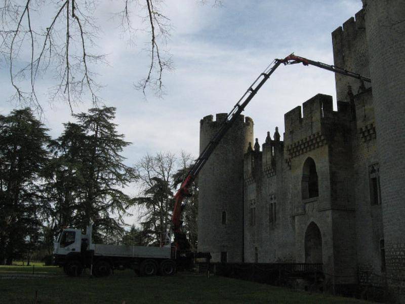 travaux château